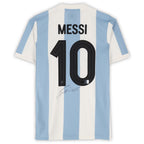 Lionel Messi Argentina National Team Autographed Fanatics Authentic 2024-25 50th Anniversary Home Jersey - FIFA Hologram